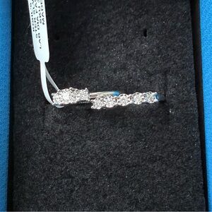 Diamond Brilliance Sterling Silver 1/10 Carat T.W. Ring Duo